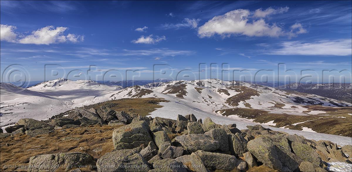 Peter Bellingham Photography View from Summit  Kosciuszko NP - NSW T (PBH4 00 10604)